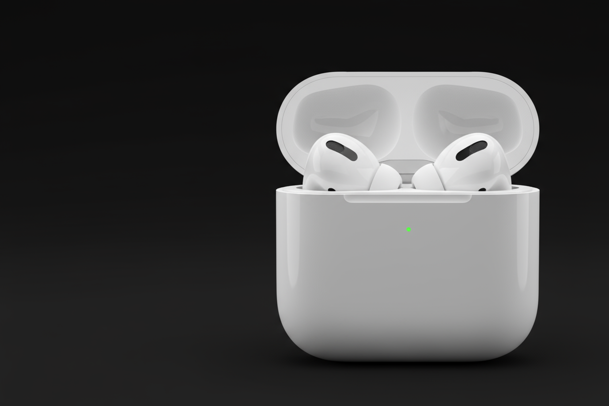ditch the light just make the airpods and the full case very visible